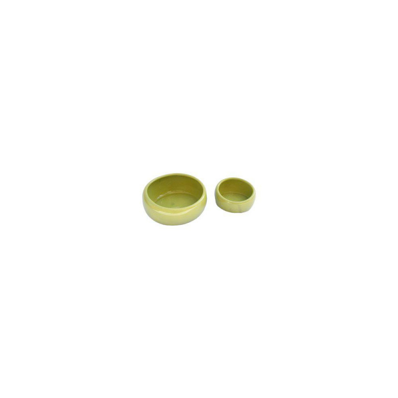 Keramikskål Ergonomisk Limegrön Liten 120ml
